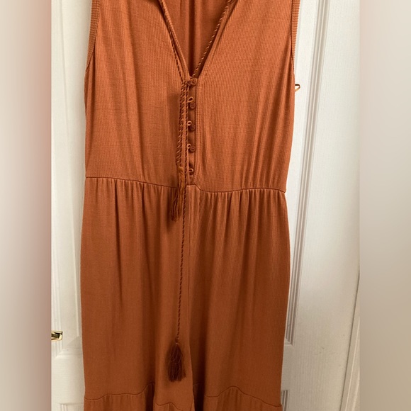 Anthropologie Saturday Sunday Marina Tiered Sleeveless Wide Leg Jumpsuit…XS - Picture 5 of 14